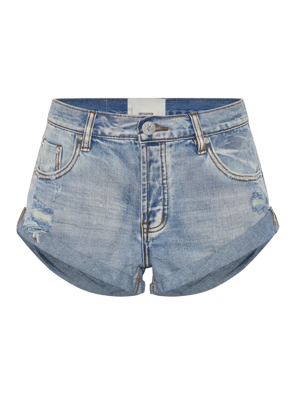 NWT One Teaspoon The Bandits Low Waist Denim Shorts - Hendrixe Blue 29